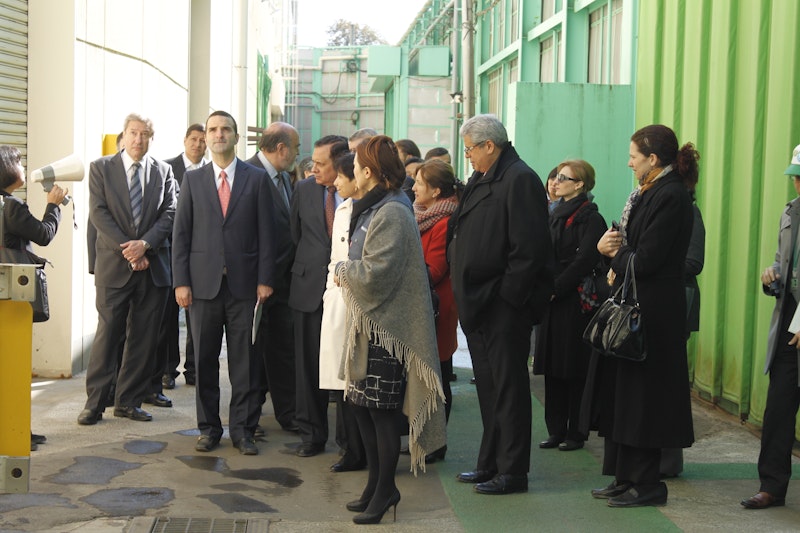 Ambassadors and diplomatic corps from 10 Latin American and Caribbean countries toured our facilities.